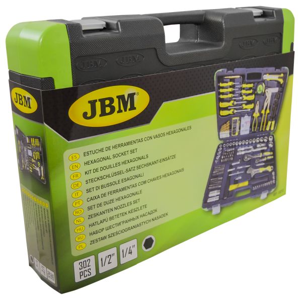 TRUSA DE SCULE UNIVERSALA - 303 PIESE JBM JBM53212