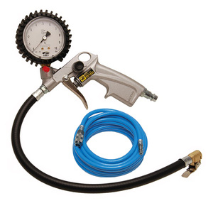 Pistolet pneumatique de gonflage de pneus + tuyau d'air comprimé