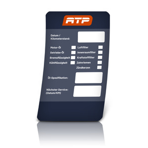 Ölwechsel-Anhänger