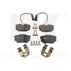 Jeu de garnitures de frein essieu arrière + contact d'avertissement d'usure