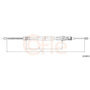 Tirette à câble, frein de stationnement