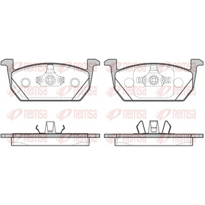 Kit de plaquettes de frein, frein à disque