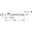 KS TOOLS 156.0115 - Chasse-goupilles, 8 pans, chromé brillant, Ø 6mm 0