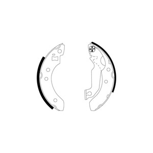 Jeu de mâchoires de frein