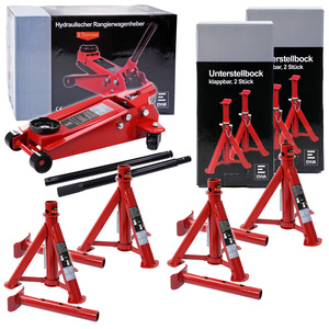 Crics d'atelier 3t + 4x supports 2t