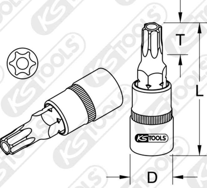 Cap Cheie Tubulara KSTOOLS KS918.1471