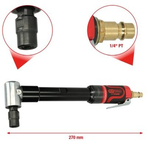 SlimPOWER mini-pneumatic angled die grinder, 18.000 rpm