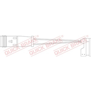 Kit de contact de signalisation d'essieu, plaquette de frein