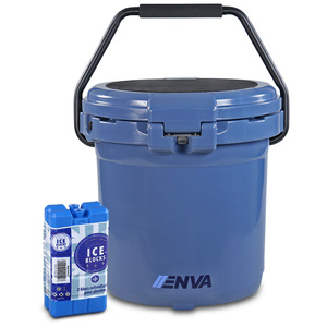 Glacière passive - Ice Bucket - 18,9 L - 5 Gal + 2x batterie de refroidissement