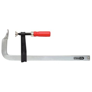 Cast and tempered iron screw clamp, 100x250mm