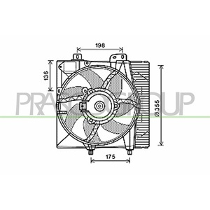 Ventilateur, refroidissement du moteur