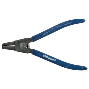 Pince à circlips, courbe, extérieure, 175 mm