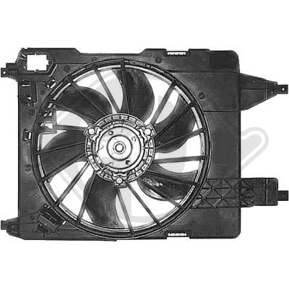 Gruppo Ventola Raffreddamento Motore DEPO 335-55067-000 - Ricambio Aftermarket - 2