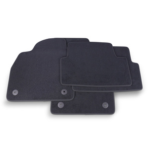 Jeu de tapis de sol textile velours VW Polo AW, noir