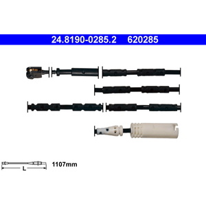 Contact d'avertissement d'usure de l'essieu arrière