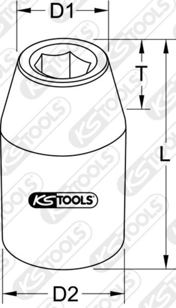 Cap Cheie Tubulara KSTOOLS KS911.1253