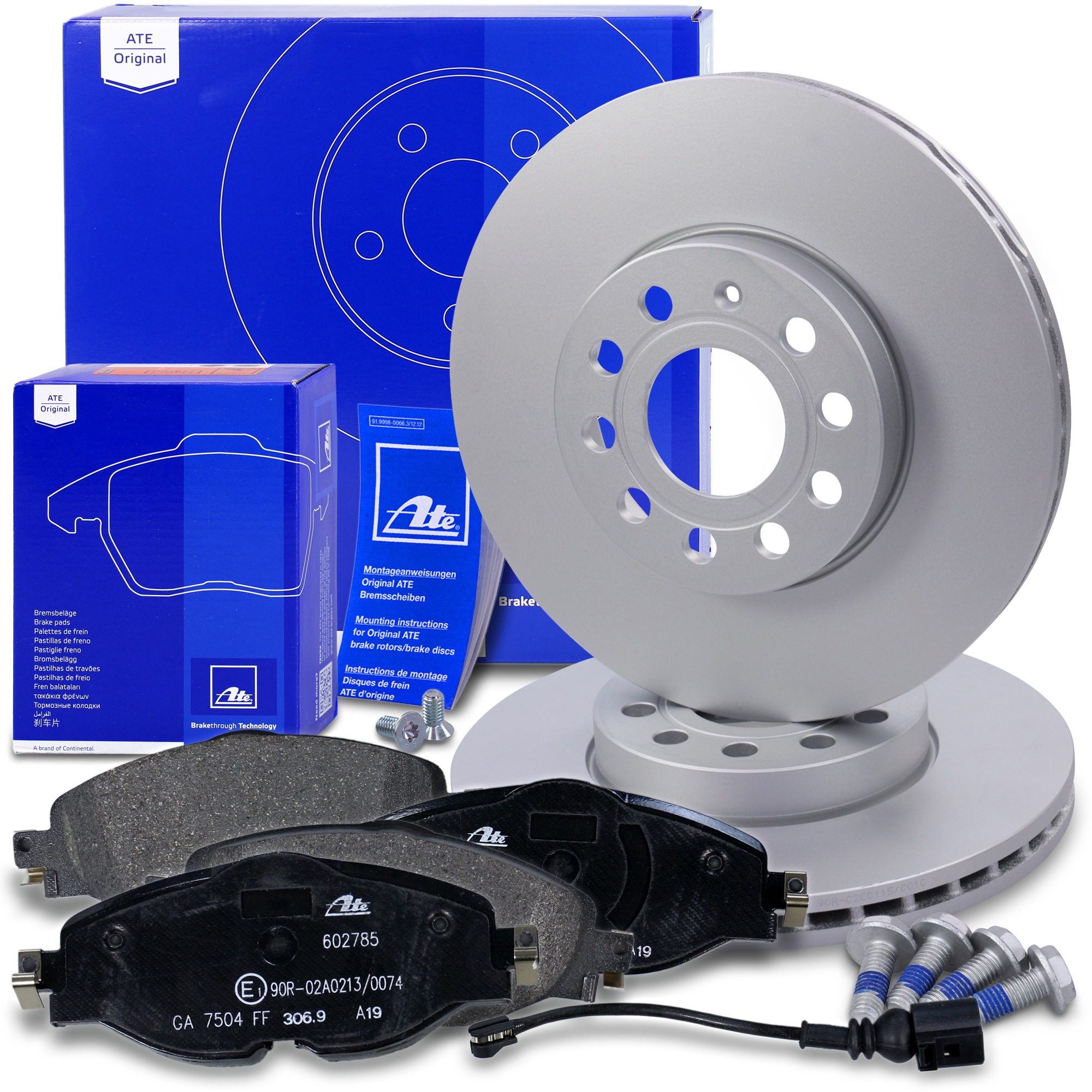 Pastiglie Freno A Disco Organiche Sinter Blue S530 – 1 Paio (2 Unità), Alte Prestazioni.