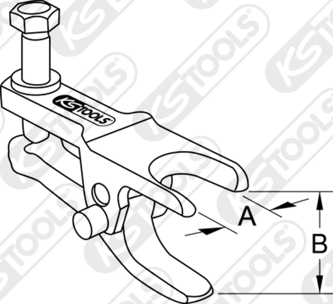 Presa rotula KSTOOLS KS670.0122