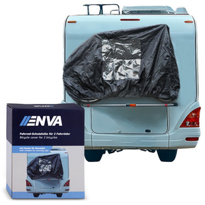Housse de protection pour 2 vélos - avec fenêtre pour panneau de signalisation