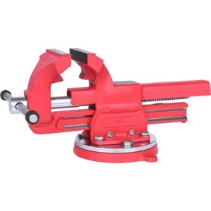 Parallel vice with round plate, 90 mm