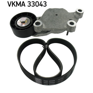 Jeu de courroies trapézoïdales à nervures