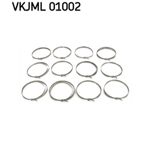 SKF VKJML01002 - Assortiment, collier de serrage 12 pcs.